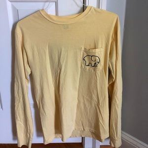Yellow Ivory Ella long sleeve T-shirt